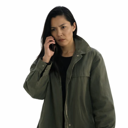 Orphee Ladouceur Nguyen Infiltrate 2026 Olive Green Jacket